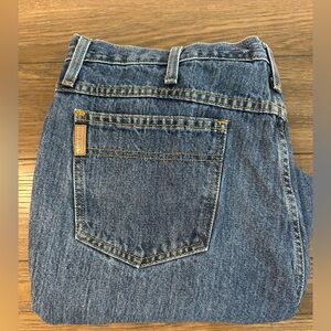 Cinch Green Label Blue Straight Jeans Size 38x32 Gently Worn